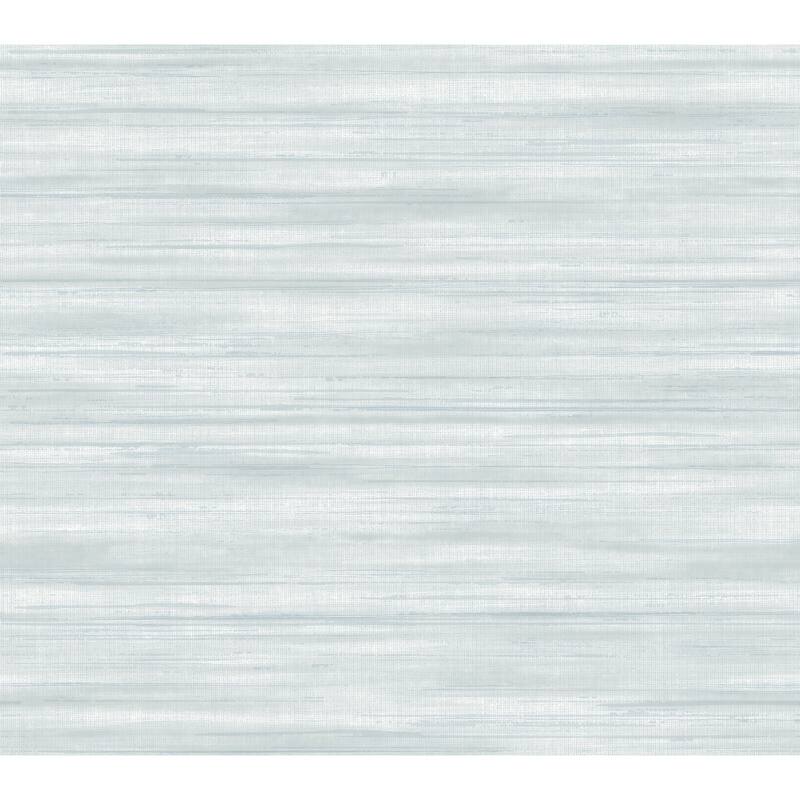Ronald Redding Brushed Linen Light Blue Wallpaper