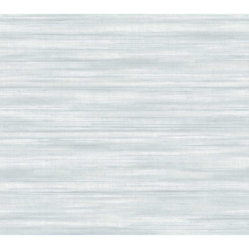 Ronald Redding Brushed Linen Light Blue Wallpaper