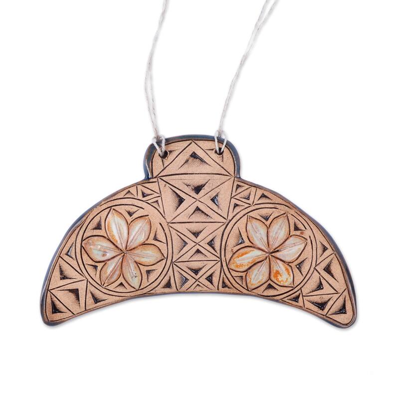 Novica Handmade Success Attraction Ceramic Daghdghan Decor