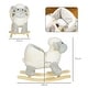 preview thumbnail 6 of 8, Baby Rocking Horse Sheep, Plush Lamb Rocker, Rocking Animal with Seat Belt, Sounds & Pedals for Kids 1-3 Years, Gray