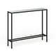 preview thumbnail 9 of 35, SEI Furniture Ham Narrow Console Table Black