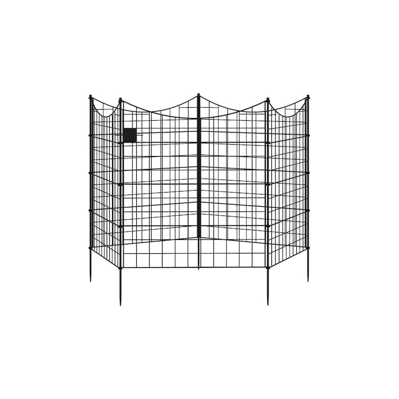 Landscape Wrought Wire Border Folding Patio Fences Flower Bed Fencing