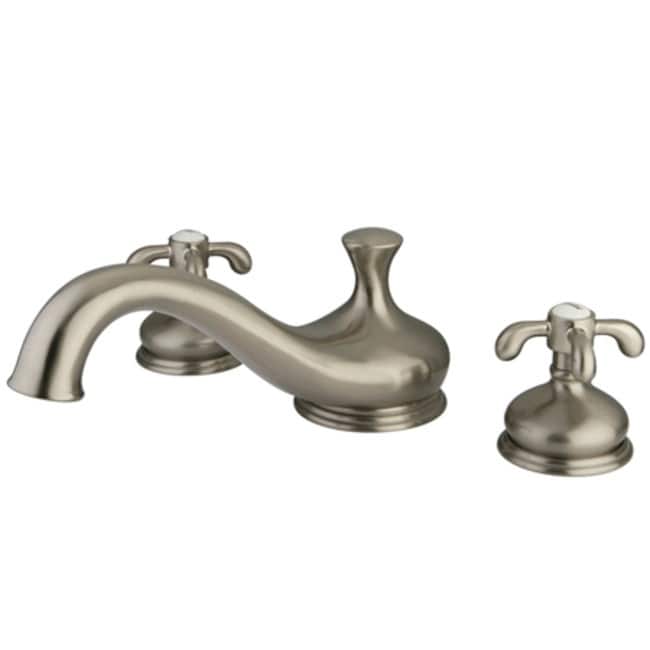Kingston Brass French Country Deck Mounted Roman Tub Filler