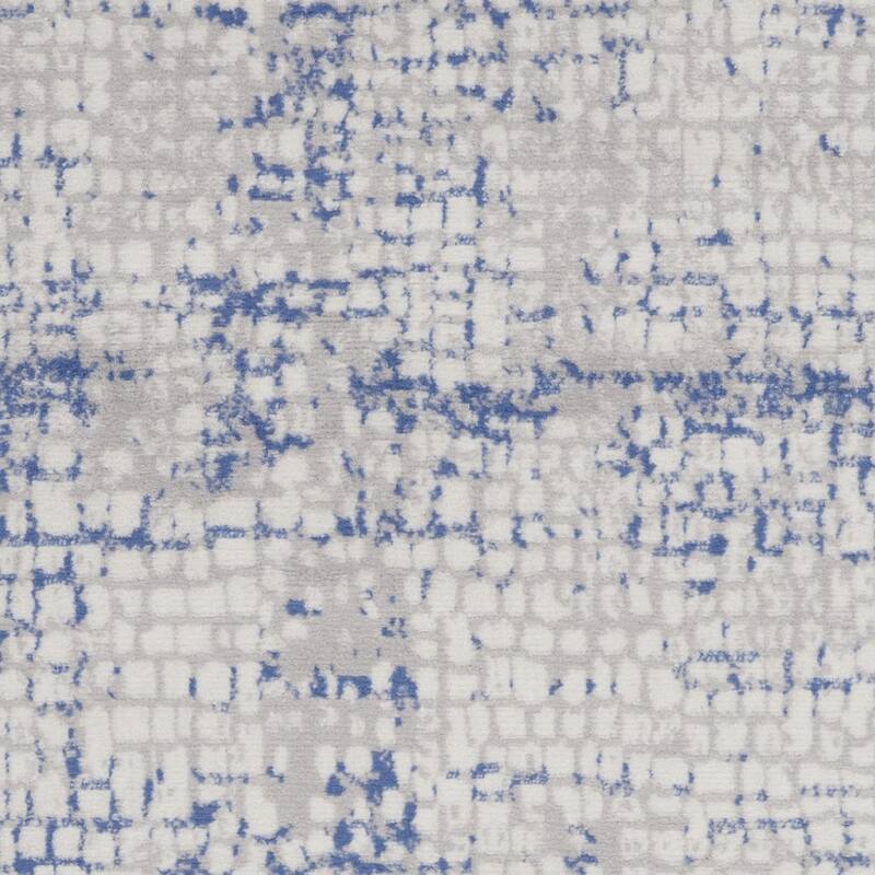 Fodeg Power Loomed Abstract Modern Stain Resistant Area Rug By HomeRoots - 60' X '36' X '0.39