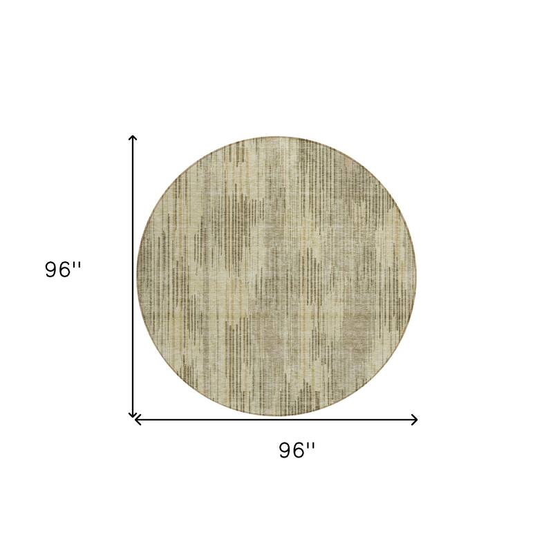 HomeRoots Striped Transitional Rectangle Outdoor Rug