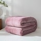 preview thumbnail 3 of 50, Super Soft Warm Flannel Fleece Plush Microfiber Bed Throw Blanket Full - Rose Pink