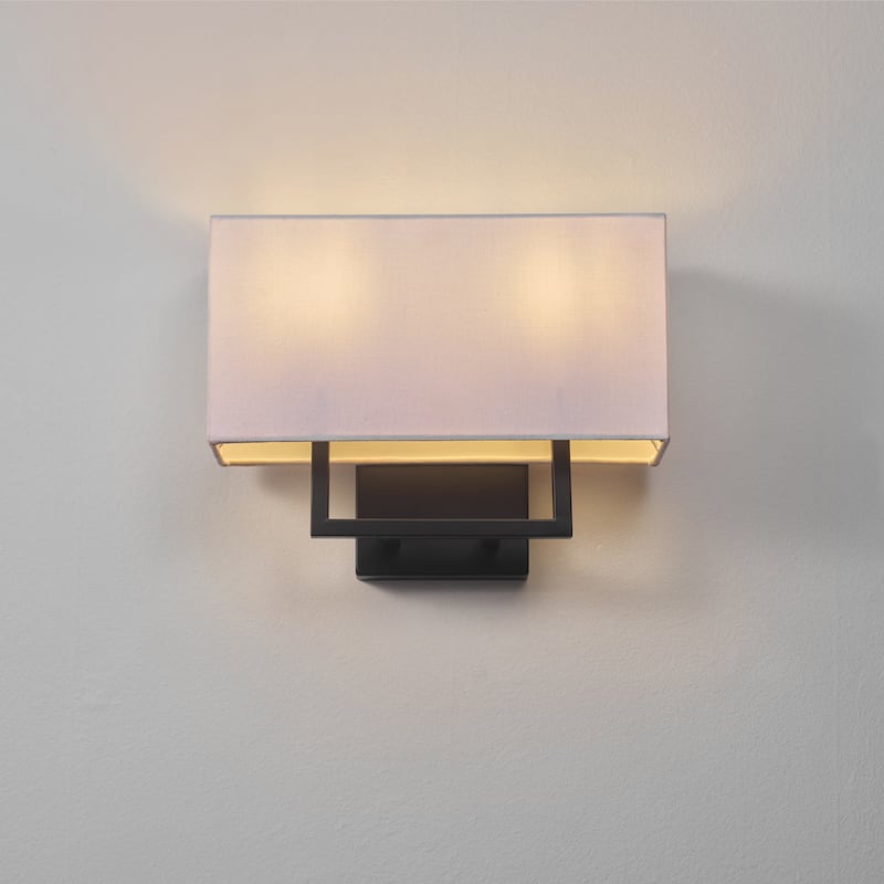 Globe Electric 91007793 D'Alessio 2 Light 10" Tall Wall Sconce with