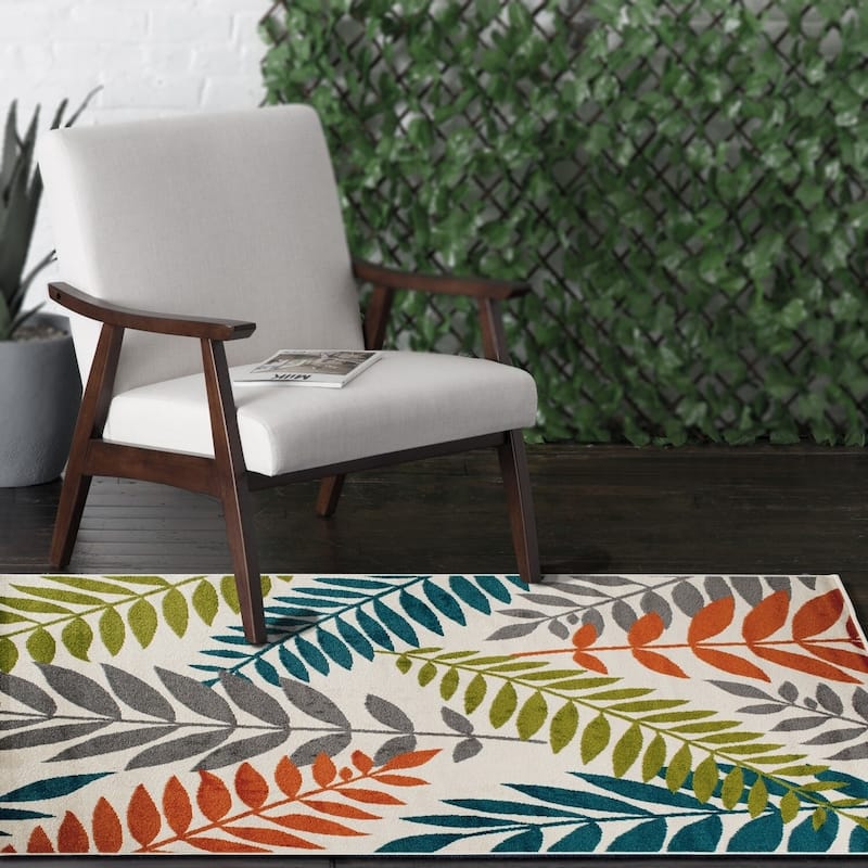 Loomaknoti Tecopa Kashton White Area Rug