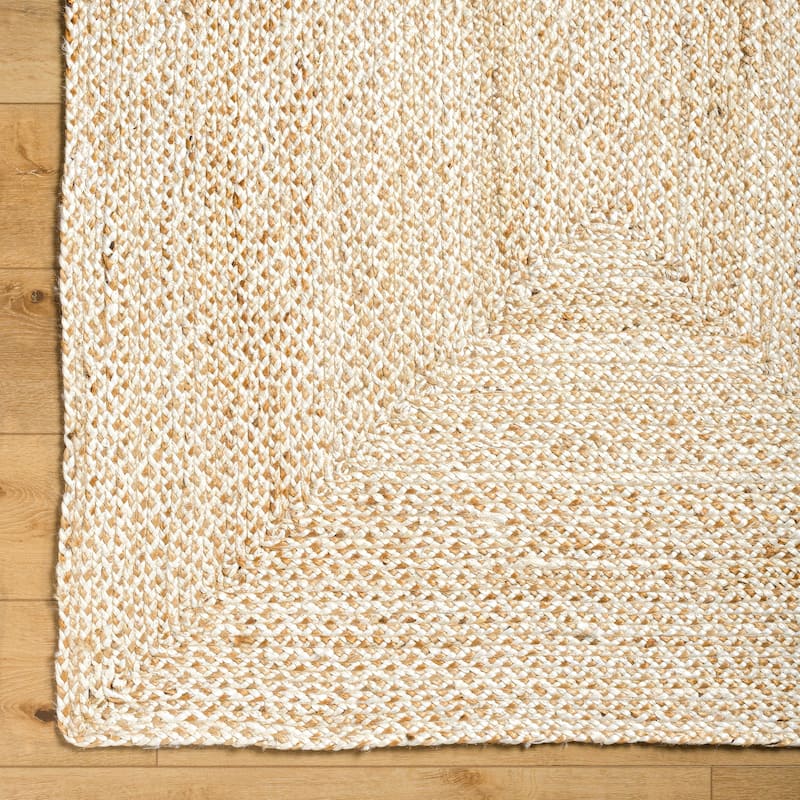 Jovan Farmhouse Jute Area Rug