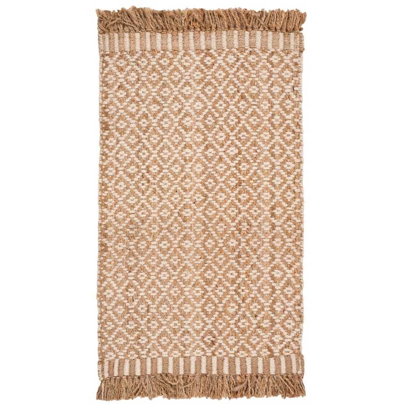 SAFAVIEH Handmade Natural Fiber Allisson Jute Fringe Rug