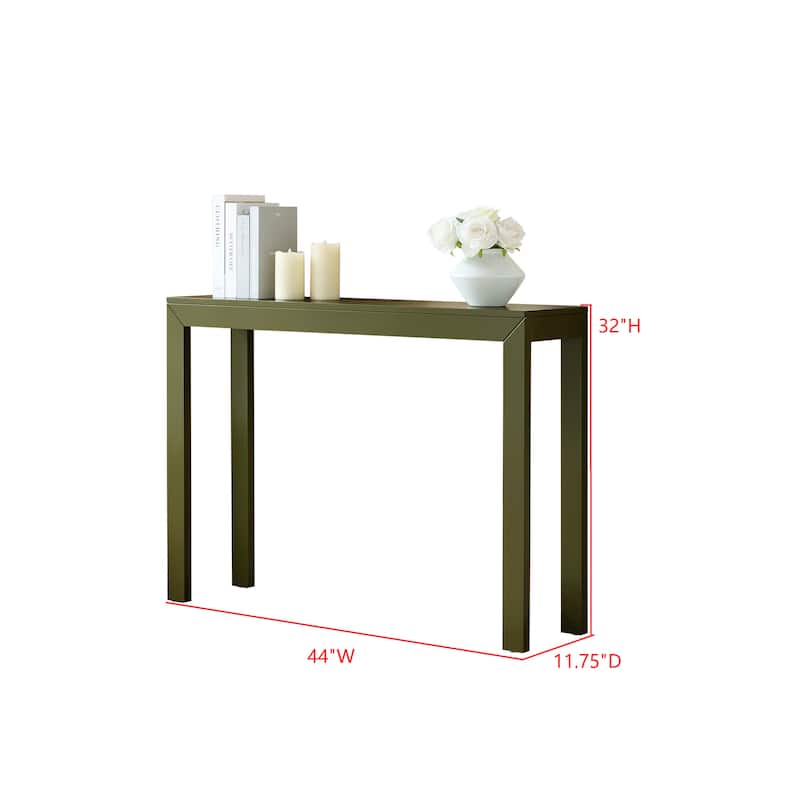 Russell Collection Modern Wood Rectangle Console Table