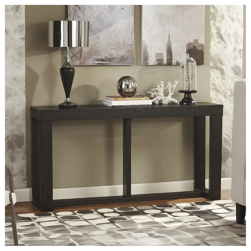 Watson Dark Brown Sofa Table - Veneer