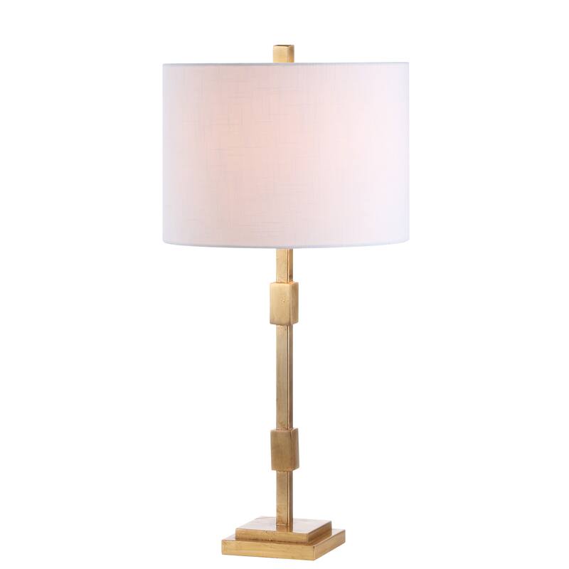 Ziggy 29" Metal LED Table Lamp, Gold Leaf by JONATHAN Y