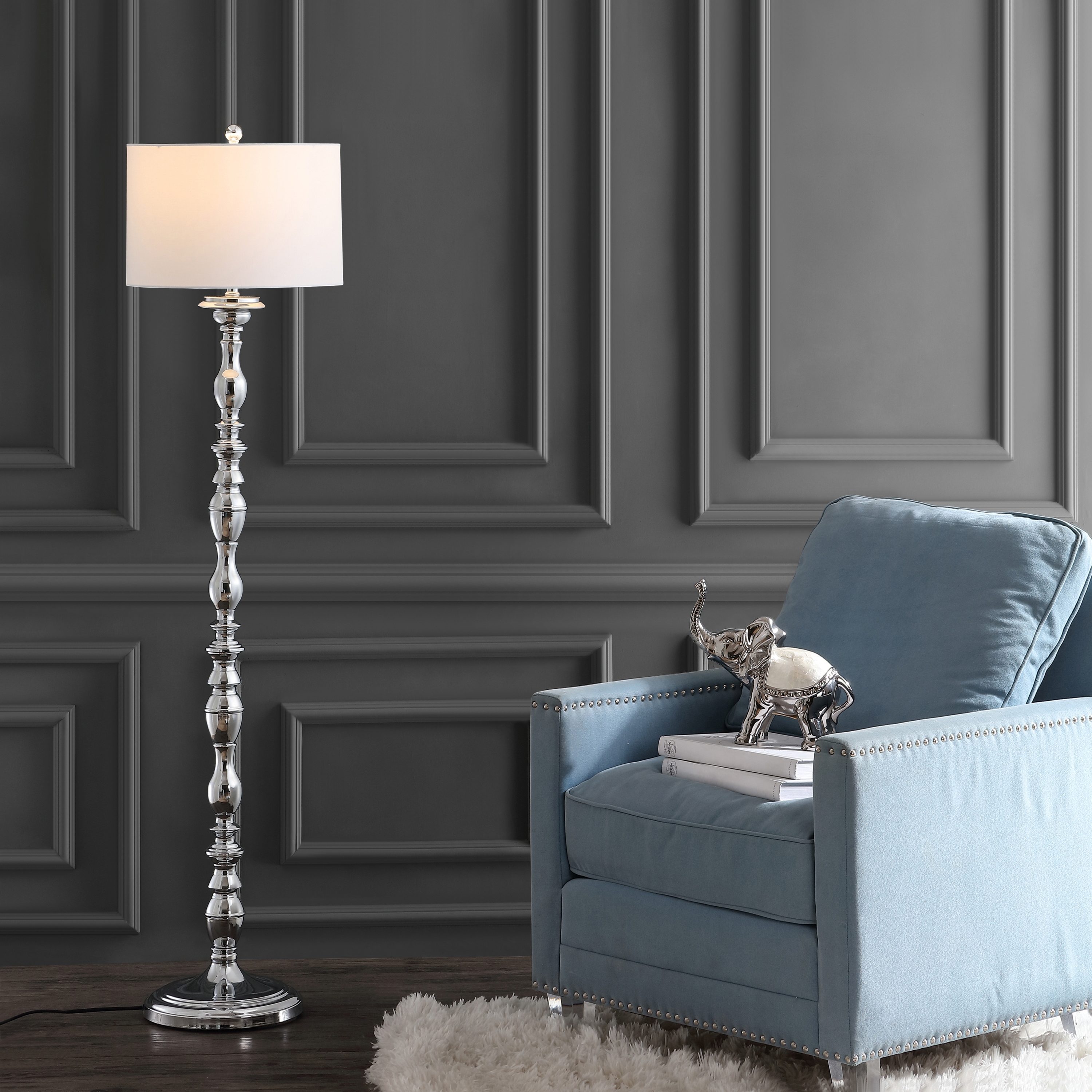 Stacked crystal floor lamp discount