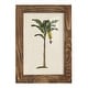 preview thumbnail 26 of 137, UA CH British Palms III -Framed Print w/glass-Cherry Red 4x6 - Walnut