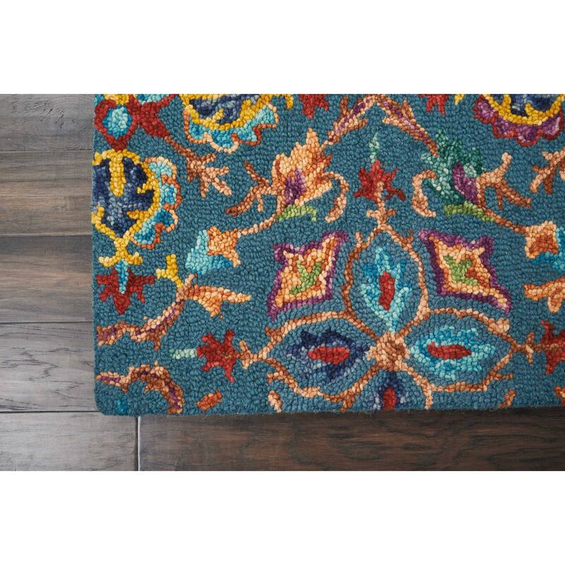 Nourison Vivid Hand-tufted Floral Wool Area Rug
