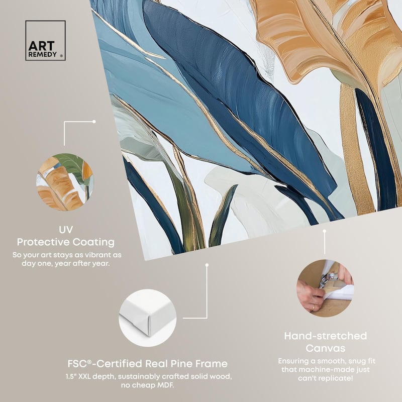 Paradise Fronds I Canvas by Art Remedy, Gallery Wrapped