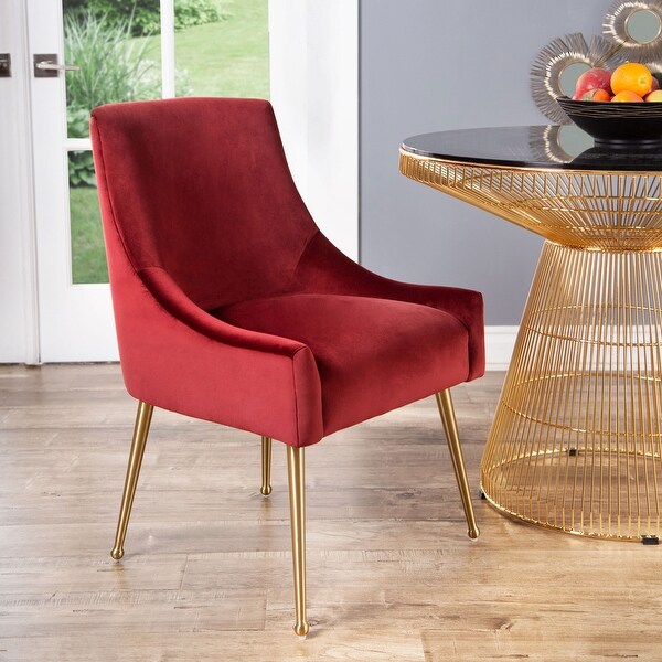 Abbyson bevie velvet dining best sale chair