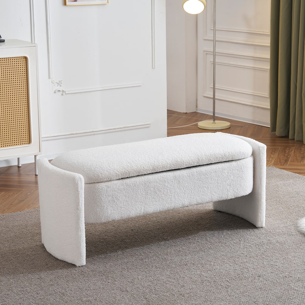 legant Long shaped Storage Ottoman Bench