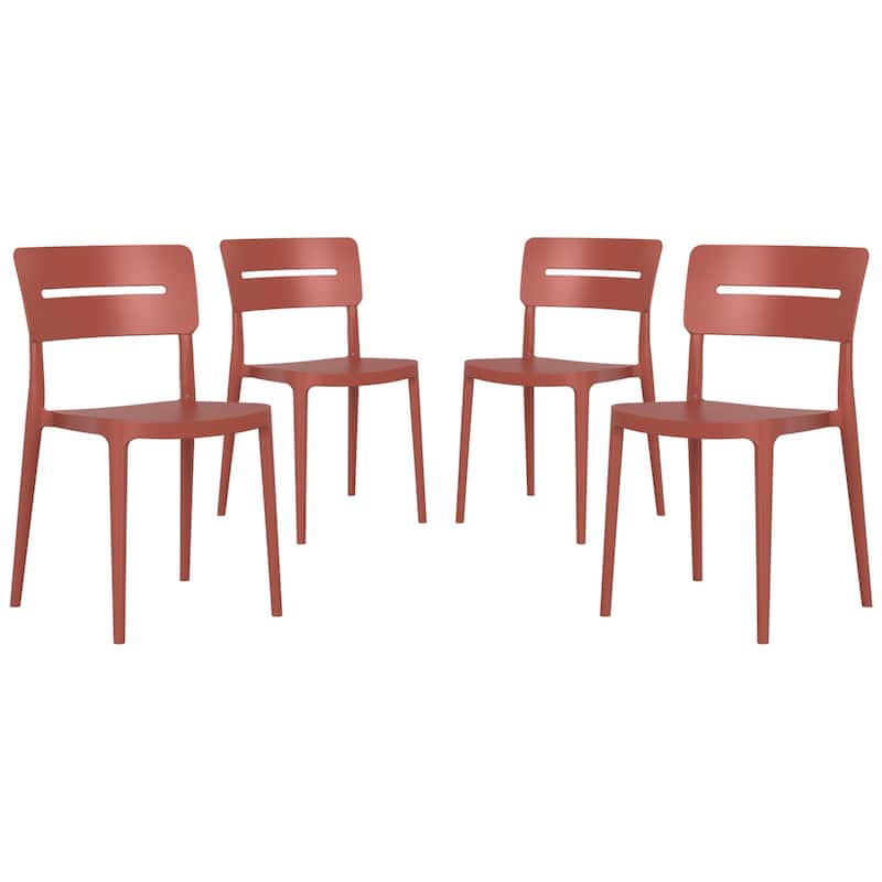 Frond and Form Outdoor Stacking Dining Side Chair (Set of 4)