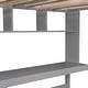 preview thumbnail 7 of 7, Twin Size Loft Bed with Desk, Shelves, and Ladder