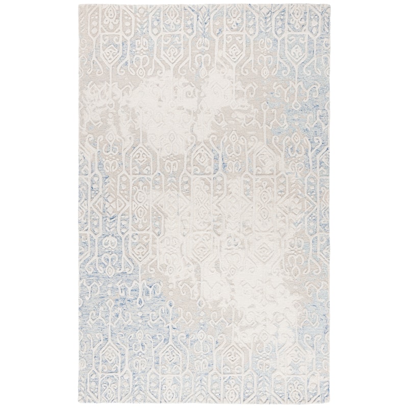 SAFAVIEH Handmade Ebony Marusa Modern & Contemporary Wool Rug