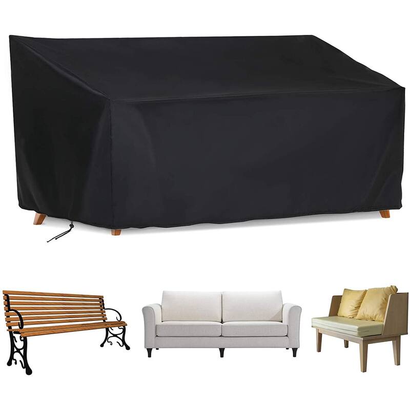 Patio Chair Cover, Outdoor Bench Cover, Patio Sofa Cover Waterproof Loveseat Cover - 70"Lx30"Wx35"H