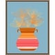 preview thumbnail 1 of 9, Potted Florals Boho No. 2 by Sannel Larson Framed Canvas Wall Art Print