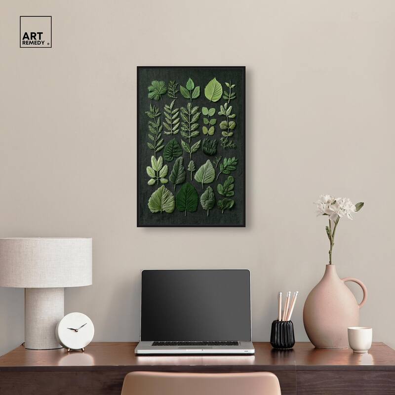 Leaf Library III Canvas by Art Remedy