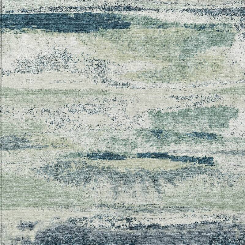 HomeRoots Abstract Transitional Rectangle Outdoor Rug