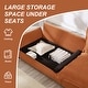 preview thumbnail 3 of 13, 126" Velvet Sectional Sofa,Modular 3-Piece with Storage Removable Cushions