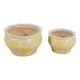 preview thumbnail 7 of 30, Traditional Ceramic Chinoiserie Planters - Set of 2
