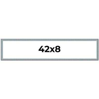 42x8 Frame Rustic Sky Blue Solid Wood Picture Frame | 0.75 Inch