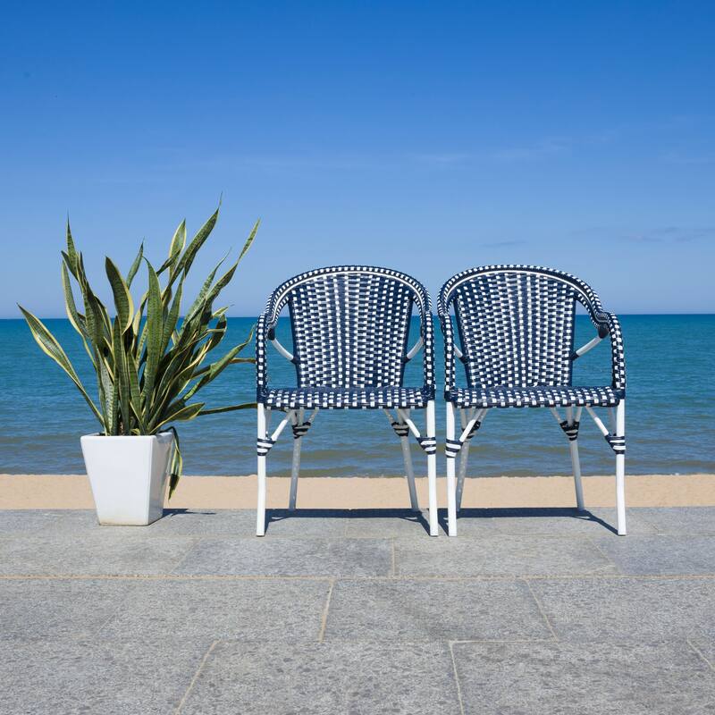 SAFAVIEH Doreth Arm Chair (Set of 2) - 23Wx36Dx25H