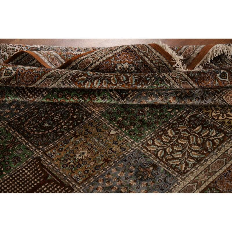 Florl Handmade Qum Persian Area Rug - 6'5"x 9'7"