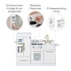 preview thumbnail 12 of 14, Teamson Kids Wooden Play Kitchen with Refrigerator, Stove, Sink and Ice Maker, Modular Toy Kitchen Set for Toddlers and Kids