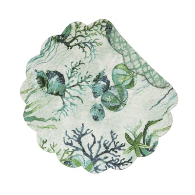 Shorecrest Round Placemat, Set of 6, 17"