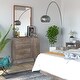 preview thumbnail 12 of 19, Prepac Milo Mid-Century Modern 4 Drawer Combo Dresser, Chest of Drawers With Door, Contemporary Bedroom Furniture