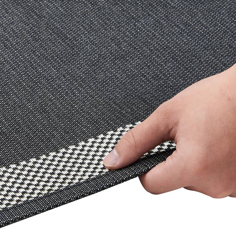 Linery & Co. Machine Washable Slip Resistant Bordered 2 Pack Accent Rugs