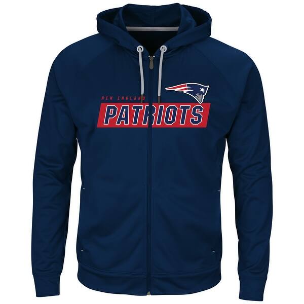 Shop New England Patriots Game Elite Zip Up Hoodie Overstock 18682600