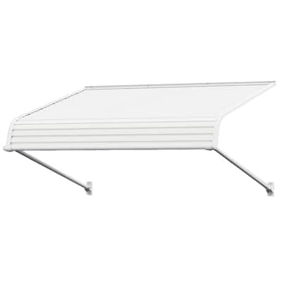 Kozyard Patio Awnings for Window Doors Canopy W48“xD40''Durable Aluminum Frame Premium PVC Panel - W48“xD40''
