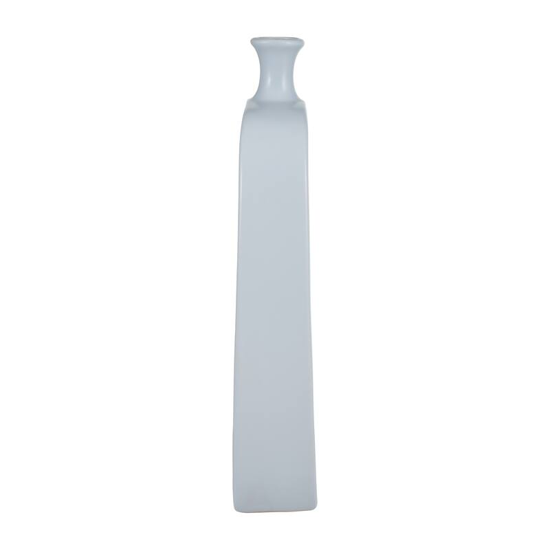 Sagebrook Home Modern Coastal Cut Out Ceramic Bud Vase
