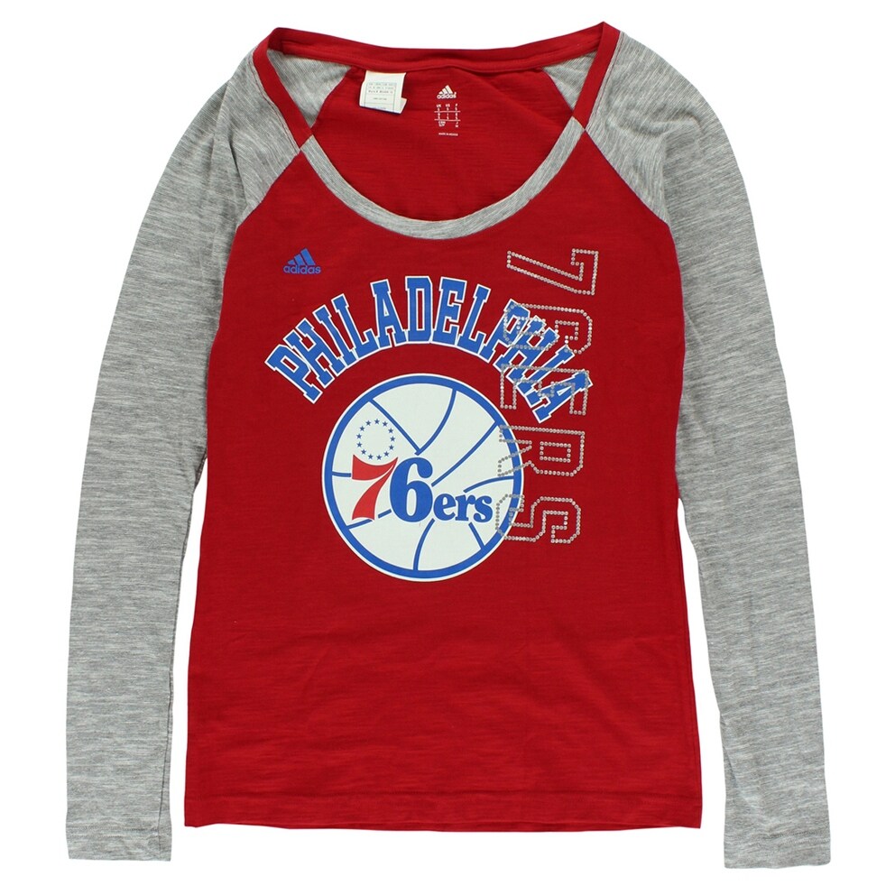 Shop Adidas Womens Philadelphia Seventy Sixers Team Liquid Shirt