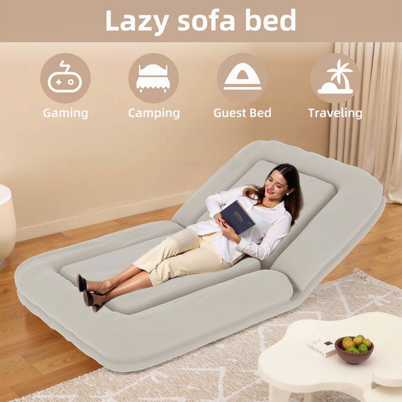 Folding Sofa Chair with 5 Adjustable Positions for Ultimate Relaxation and Comfortable Gaming,Meditation,and Lounging