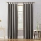 preview thumbnail 15 of 68, Sun Zero Hayden Energy Saving Blackout Tab Top Curtain Panel, Single Panel 40x63 - Grey