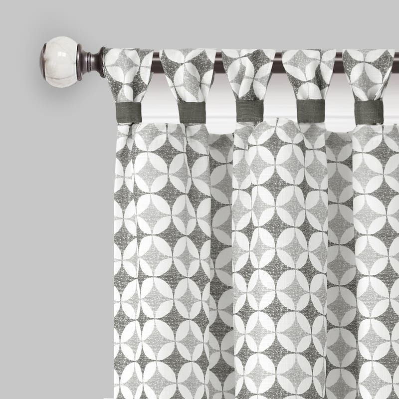 Callie Cuff Tab Top Window Curtain Panel