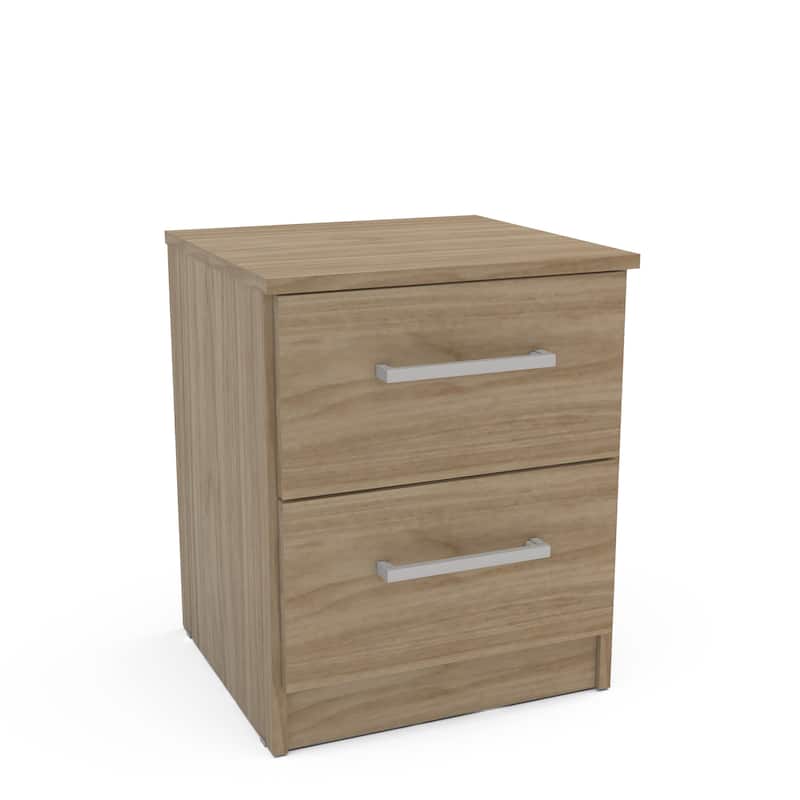 Polifurniture Juliette Modern 2 Drawer Nightstand