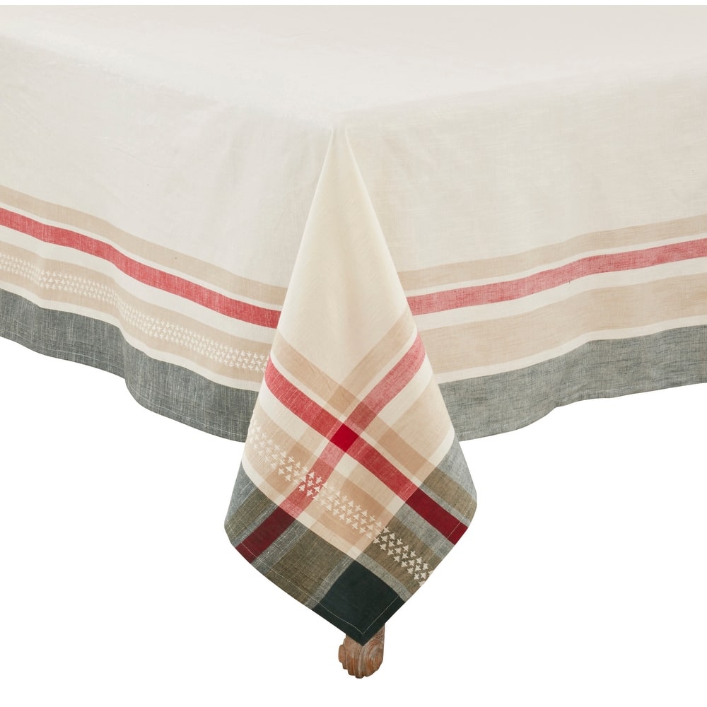 Merry Pines Dobby Tablecloth