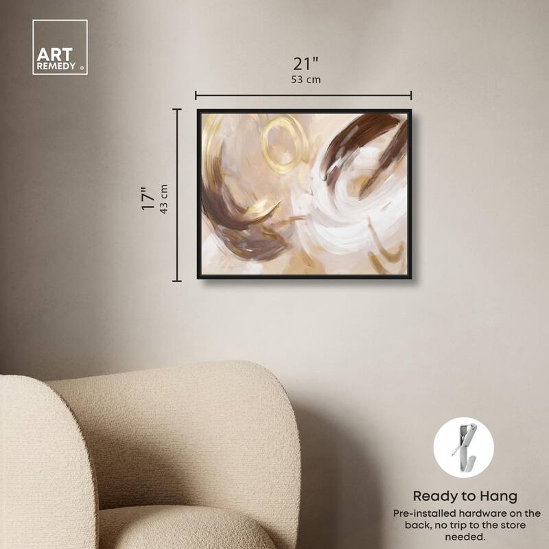 Dreamy Swirls II Canvas by Art Remedy