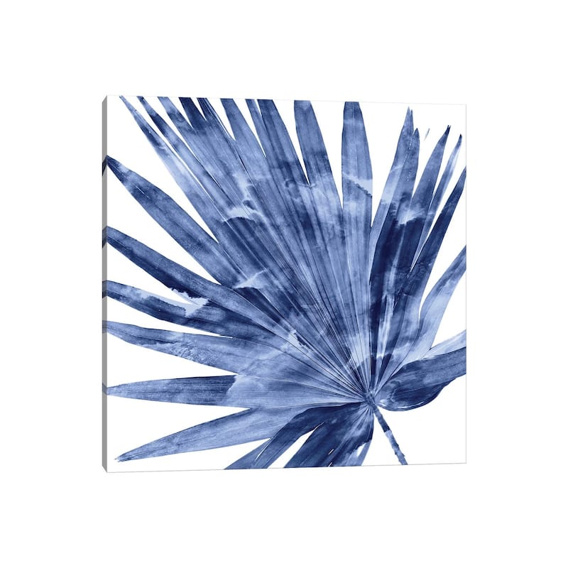 iCanvas "Indigo Palm, Close-Up IV" by Melonie Miller Canvas Print